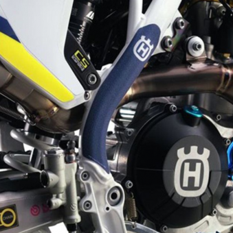 Наклейка рамы защитная для HUSQVARNA (синяя)