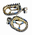 Подножки SCAR для KAWASAKI KX250F 06-19, KX450F 07-19